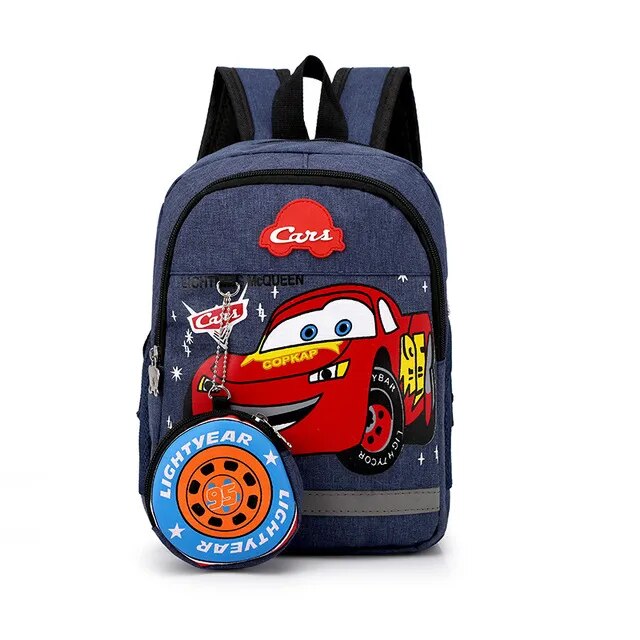 Mochila Escolar Infantil Relâmpago Mcqueen + Porta Moedas - CityBag