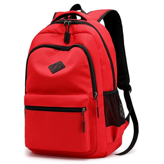 Mochila Escolar Casual Lisa com Entrada USB - CityBag