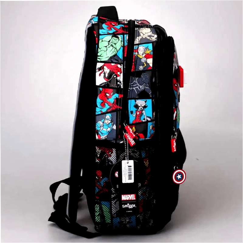 Mochila Infantil Marvel e Estojo Homem Aranha