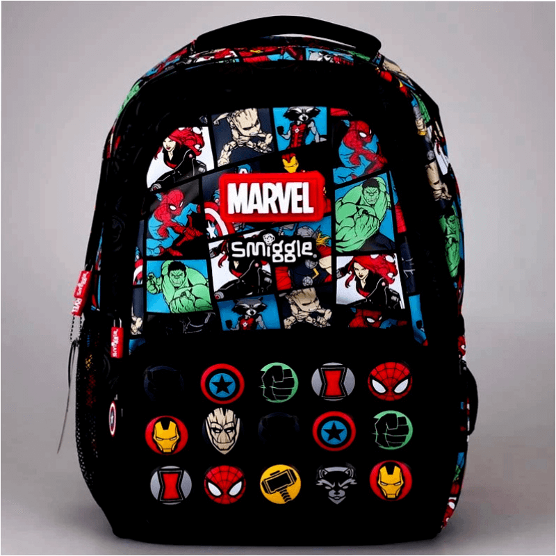Mochila Infantil Marvel e Estojo Homem Aranha