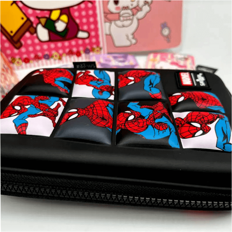Mochila Infantil Marvel e Estojo Homem Aranha