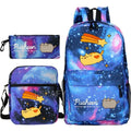 Kit Escolar Gato Pusheen - Mochila, Bolsa de Ombro e Estojo - CityBag