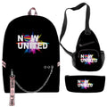 Kit Escolar 3 peças: Mochila, Bolsa de Ombro e Estojo