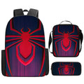 Kit Escolar Infantil Homem Aranha: Mochila, Lancheira e Estojo