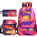 Kit Escolar Gato Pusheen - Mochila, Bolsa de Ombro e Estojo - CityBag