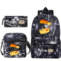 Kit Escolar Gato Pusheen - Mochila, Bolsa de Ombro e Estojo - CityBag