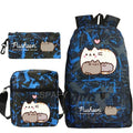 Kit Escolar Gato Pusheen - Mochila, Bolsa de Ombro e Estojo - CityBag