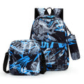 Kit Escolar com 3 Peças: Mochila, Bolsa de Ombro e Estojo - CityBag