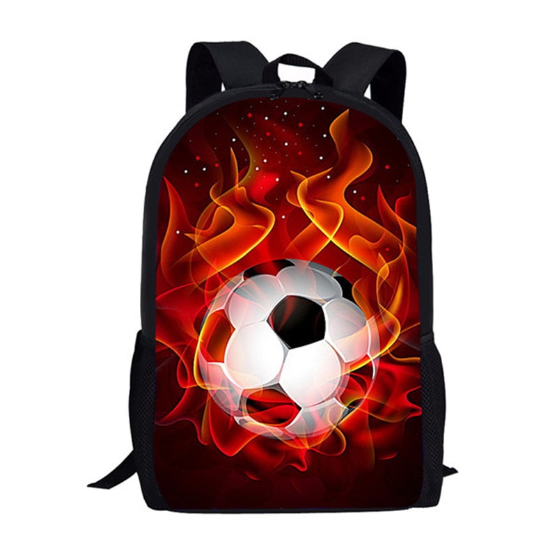 Mochila Escolar de Bola de Futebol - CityBag