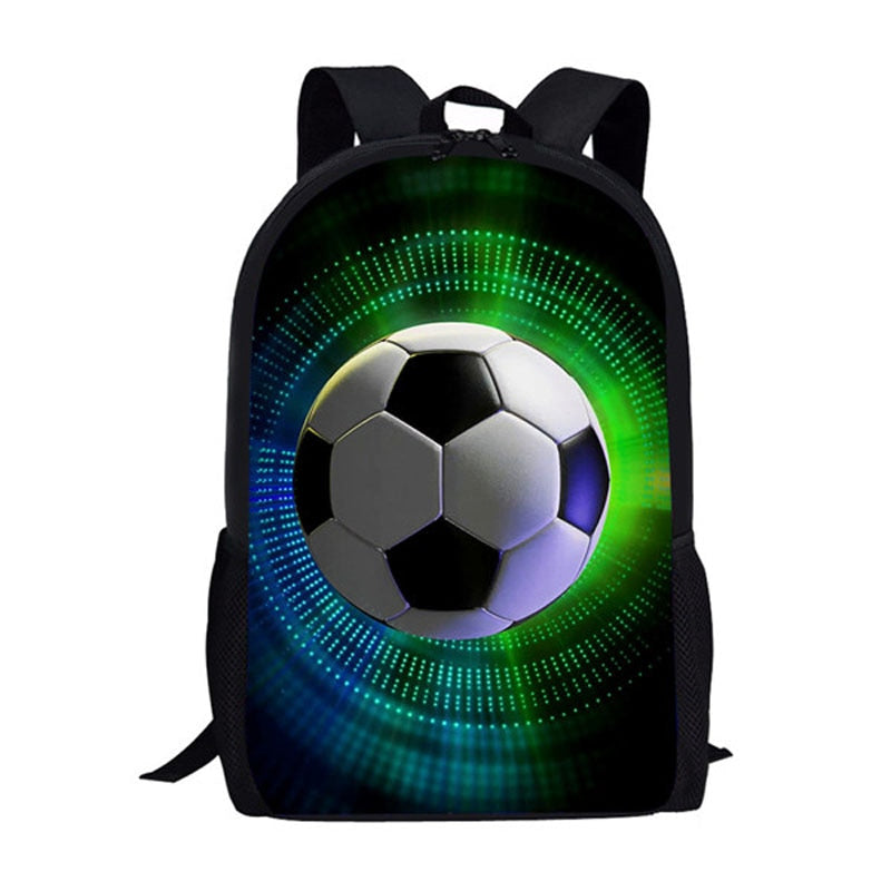 Mochila Escolar de Bola de Futebol - CityBag