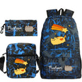 Kit Escolar Gato Pusheen - Mochila, Bolsa de Ombro e Estojo - CityBag