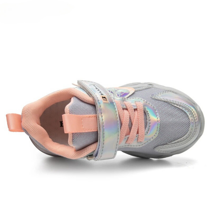 Tênis Infantil Feminino Borboleta com Led