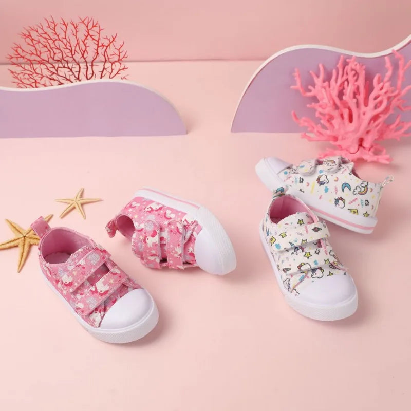 Tênis Infantil Feminino Estampado Cute Girl's