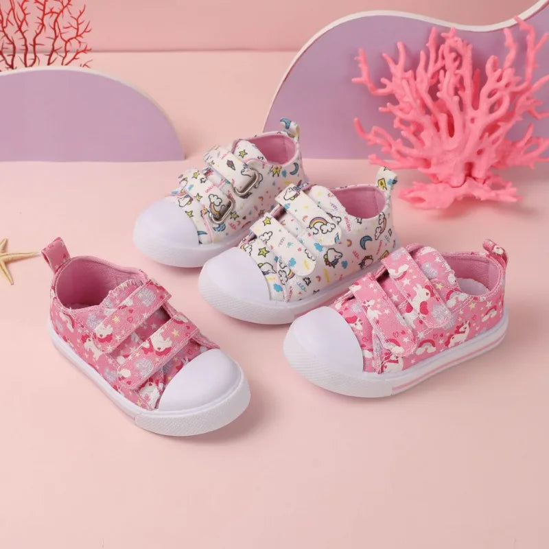 Tênis Infantil Feminino Estampado Cute Girl's