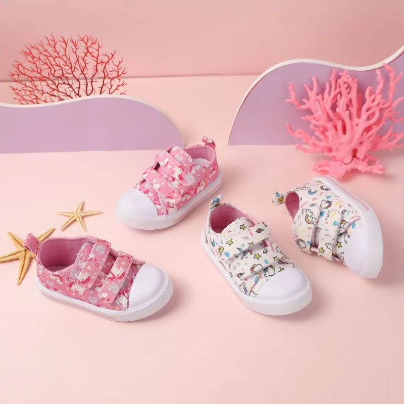 Tênis Infantil Feminino Estampado Cute Girl's
