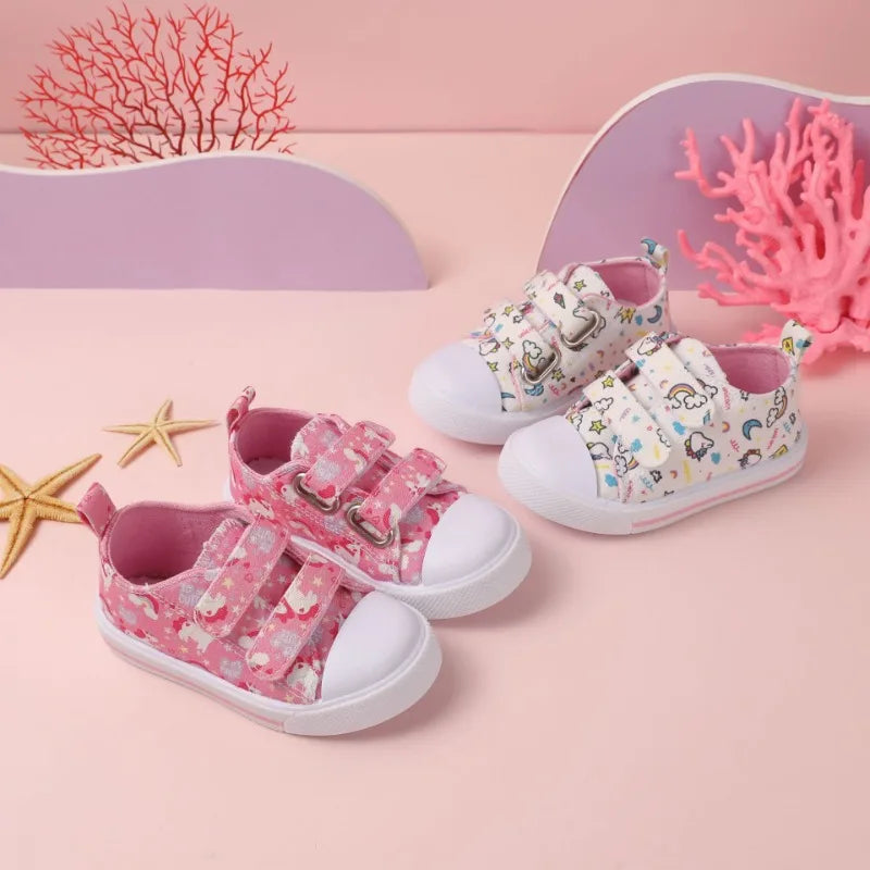 Tênis Infantil Feminino Estampado Cute Girl's
