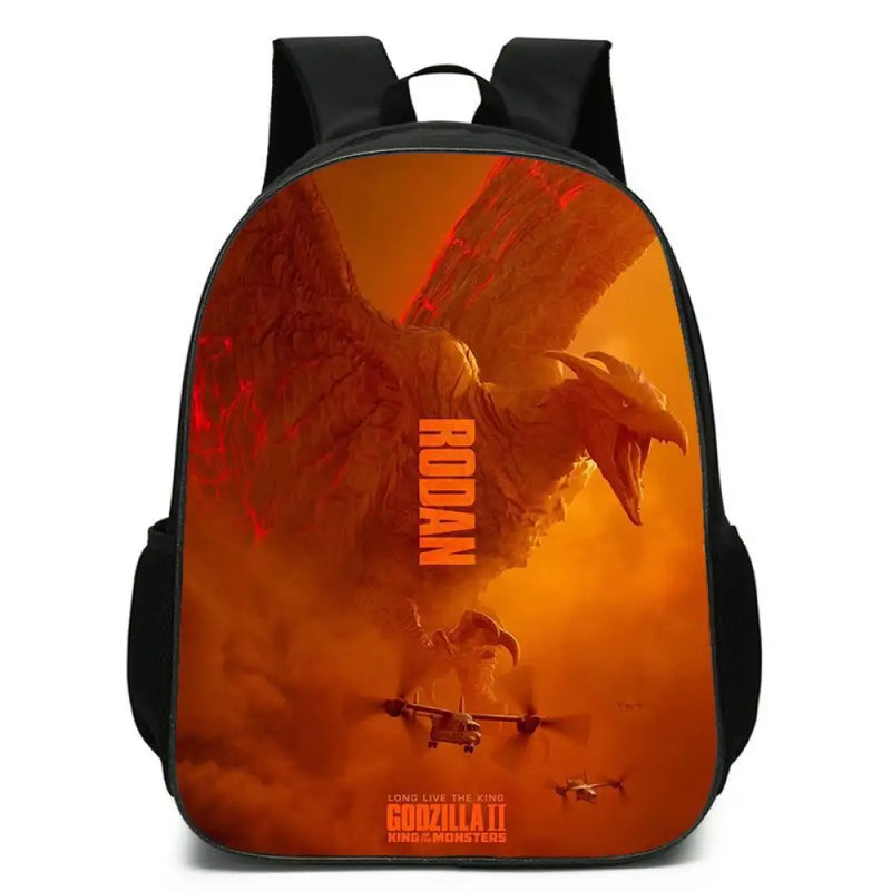 Kit Escolar Godzilla - Mochila, Bolsa de Ombro e Estojo