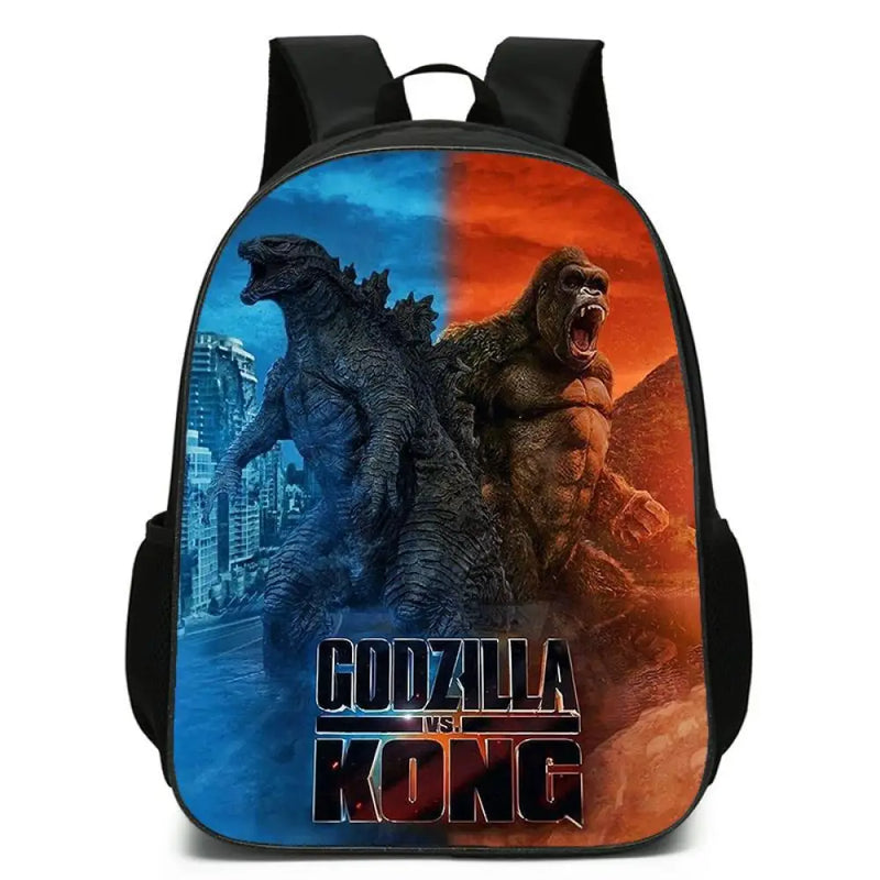 Kit Escolar Godzilla - Mochila, Bolsa de Ombro e Estojo