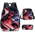 Kit Escolar Godzilla - Mochila, Bolsa de Ombro e Estojo