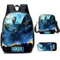 Kit Escolar Godzilla - Mochila, Bolsa de Ombro e Estojo