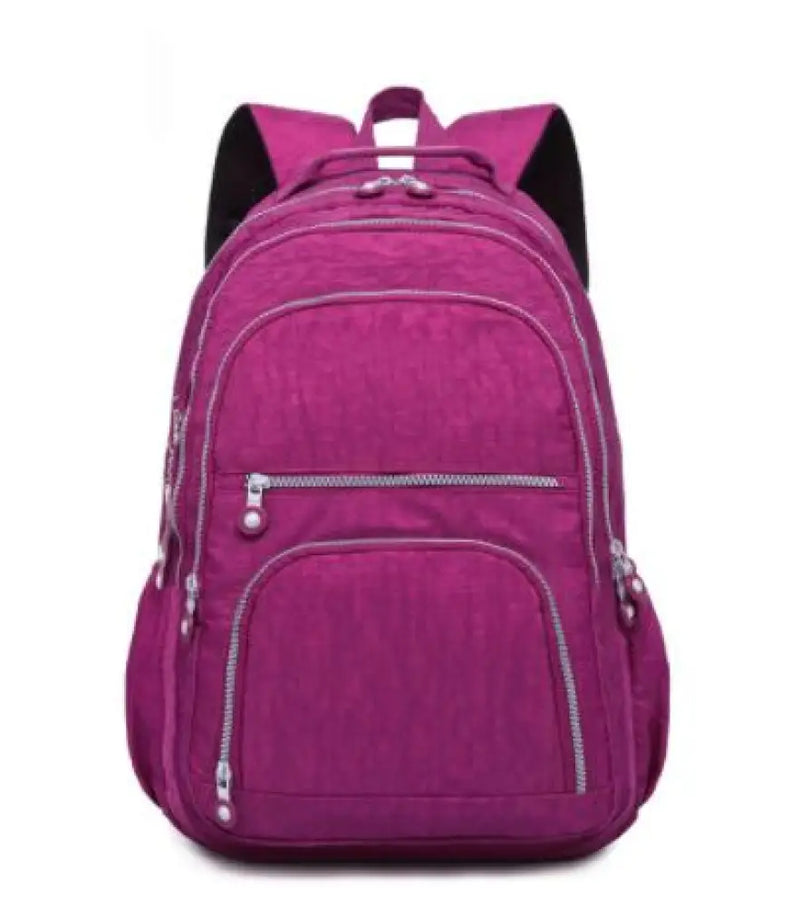 Mochila Escolar Feminina Com Várias Divisórias