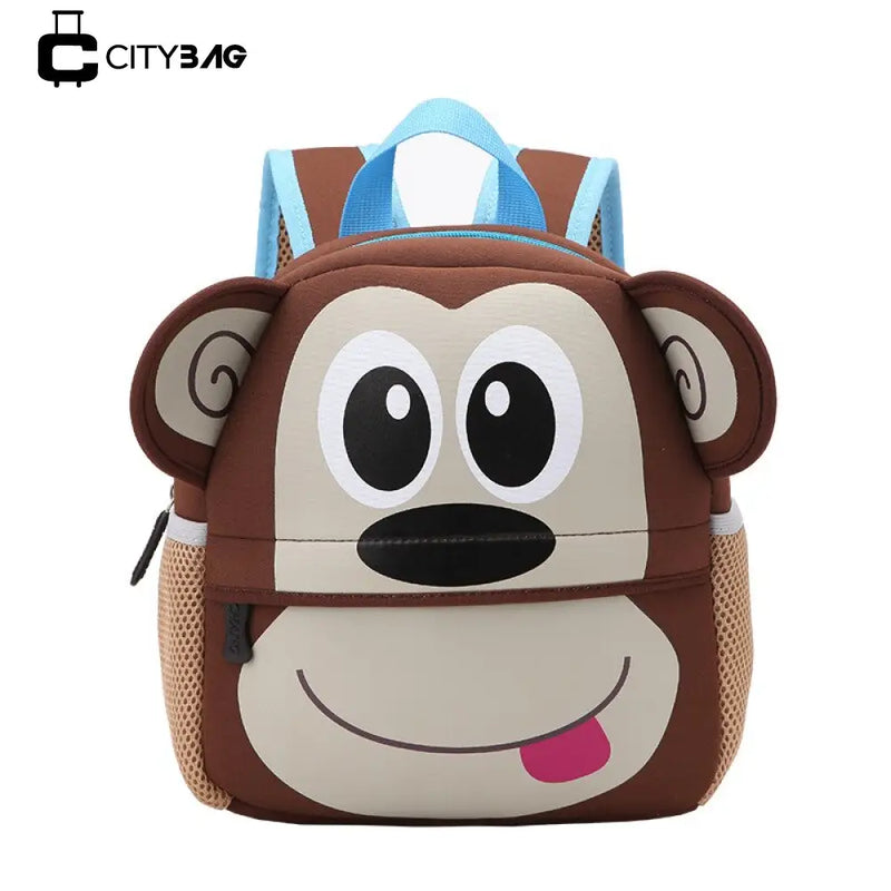 Mochila Escolar Infantil - Bichinhos  3D