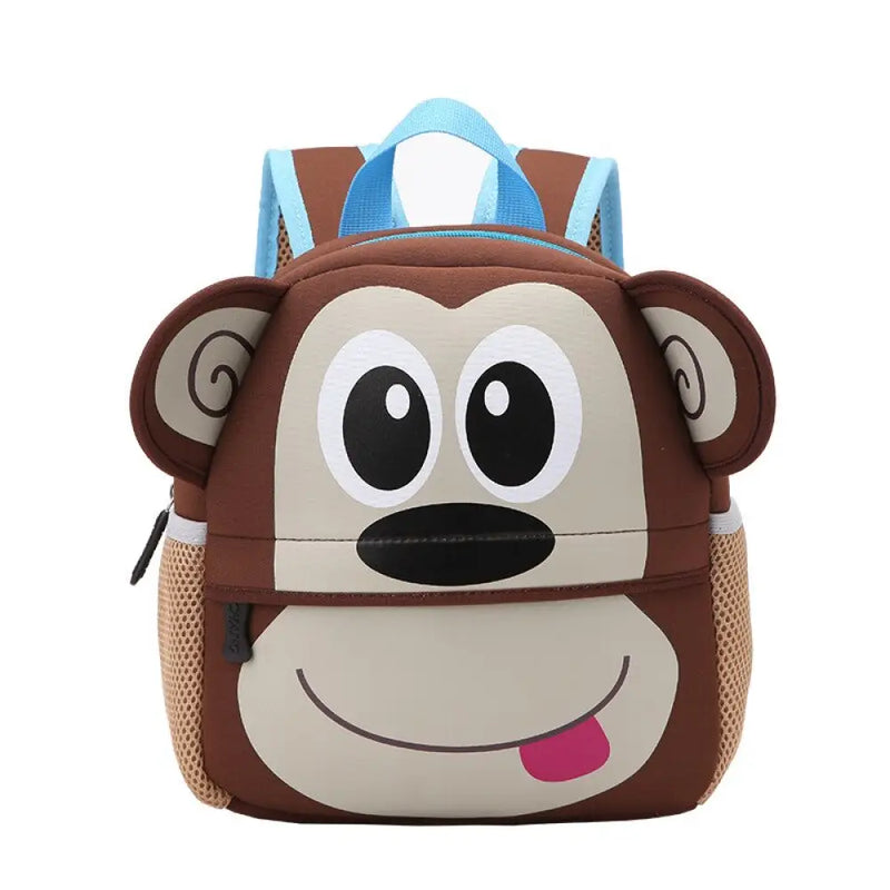 Mochila Escolar Infantil - Bichinhos  3D