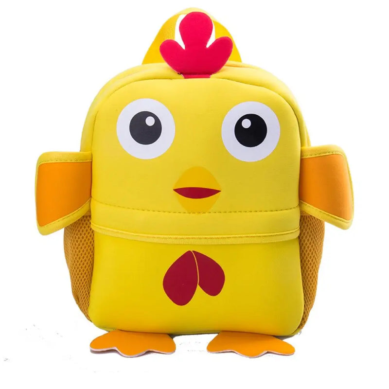 Mochila Escolar Infantil - Bichinhos  3D