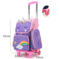 Mochila Escolar Infantil Unicórnio - Acompanha Estojo