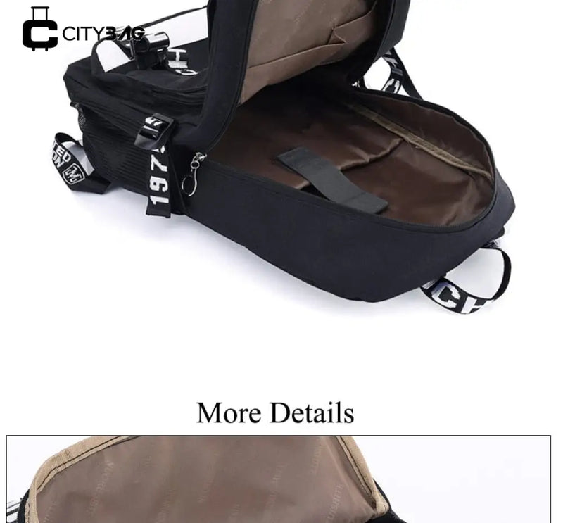 Mochila Escolar Luffy One Piece com Efeito Luminoso  - CityBag