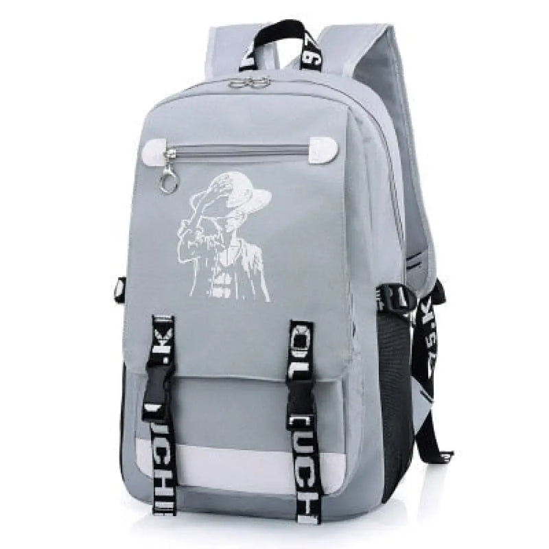 Mochila Escolar Luffy One Piece com Efeito Luminoso  - CityBag