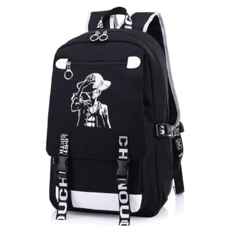 Mochila Escolar Luffy One Piece com Efeito Luminoso  - CityBag