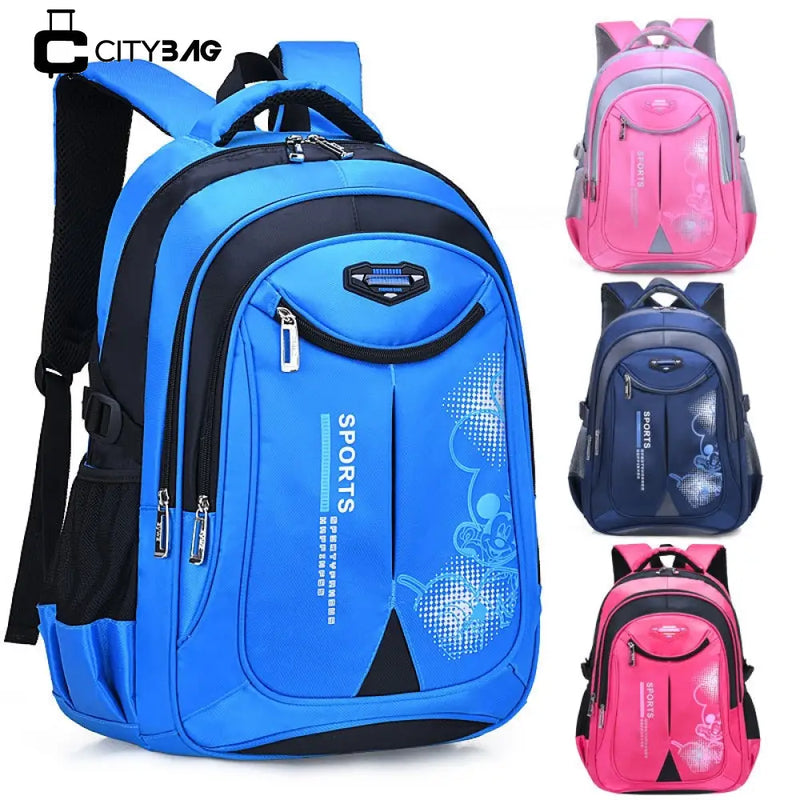 Mochila Escolar Ortopédica Impermeável Infantil