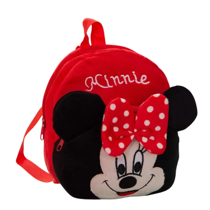 Mochila Infantil de Pelúcia -  Personagens de Desenho Animado