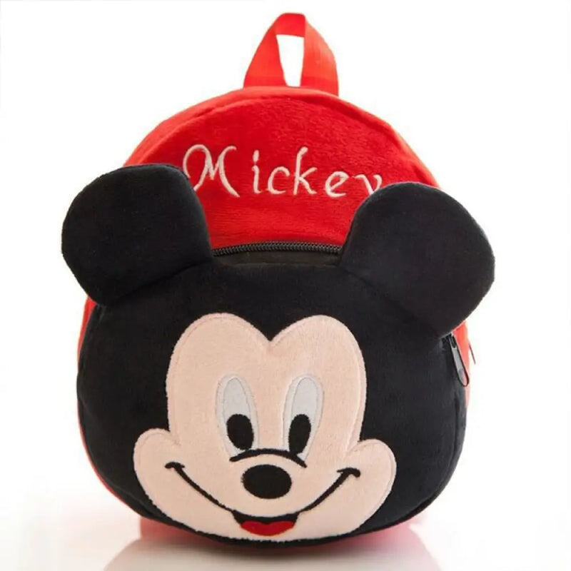 Mochila Infantil de Pelúcia -  Personagens de Desenho Animado