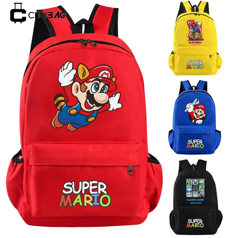 Mochila Infantil Super Mario Bros - CityBag