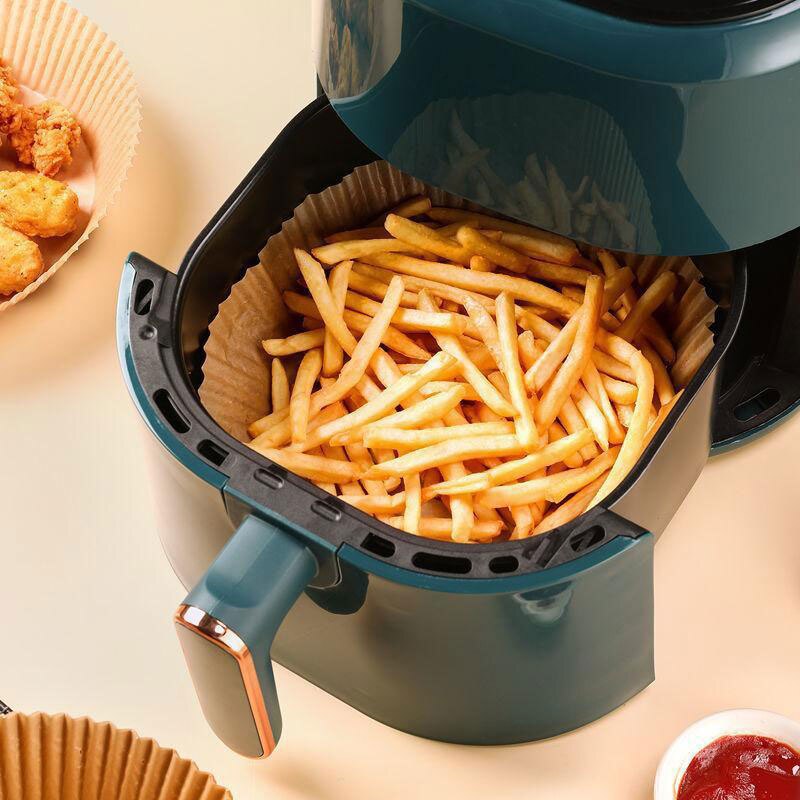 Forro de Papel Anti Gordura HoldFat™ para AirFryer - 50 Peças