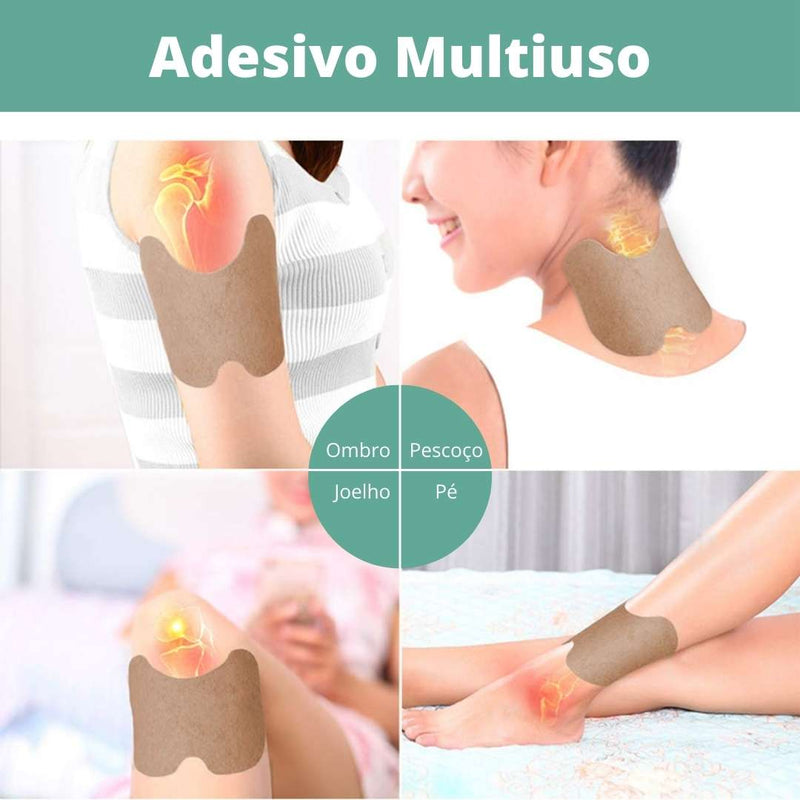 Adesivo Natural Terapêutico para Alívio da Dor nos Joelhos e Articulações - Alivium Max