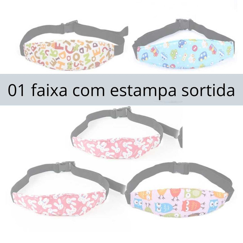 Apoio de Cabeça e Suporte para Sono de Bebês e Crianças em Cadeirinha Portátil para Carro