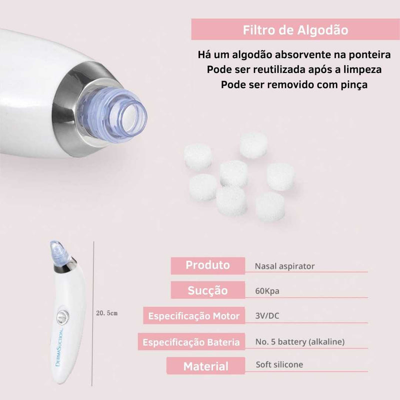 Aspirador Nasal Elétrico para Bebês