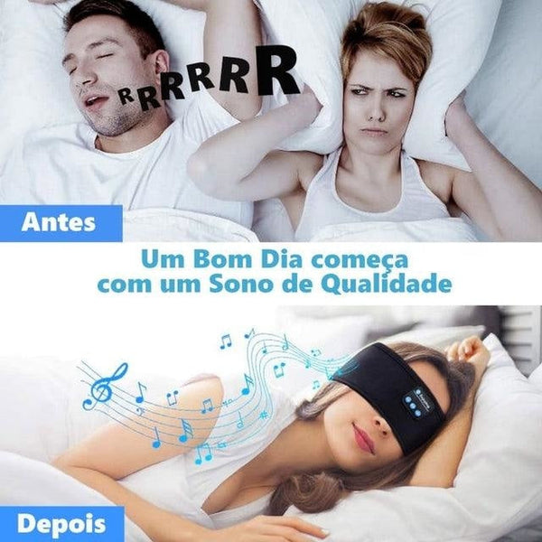Máscara de Dormir/Fone de Ouvido Bluetooth – SuperCompra