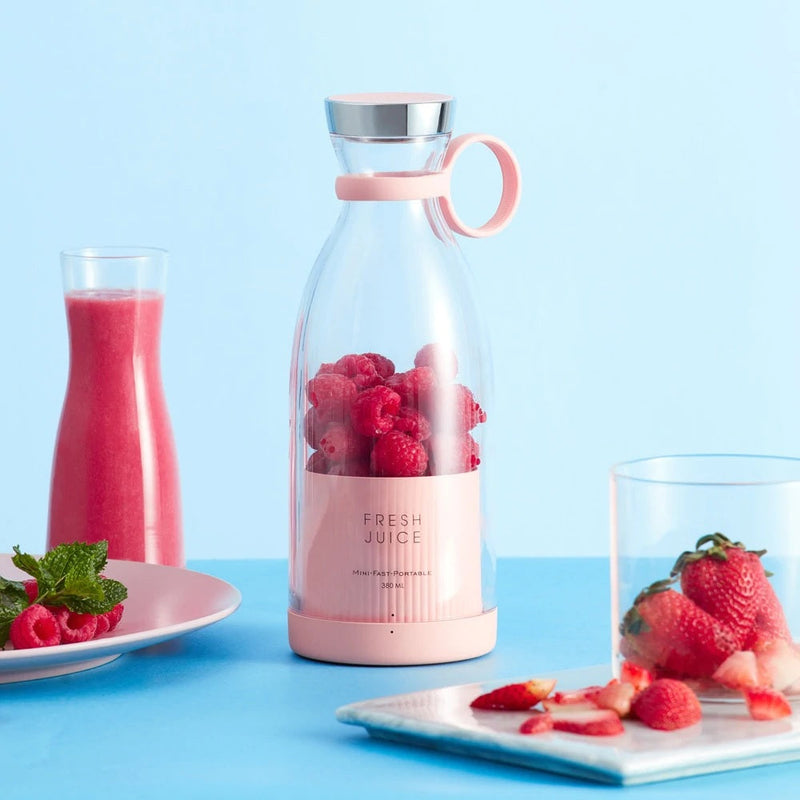 Mixer Mini Liquidificador Portátil Recarregável com 4 lâminas - Fresh Juicer Pro