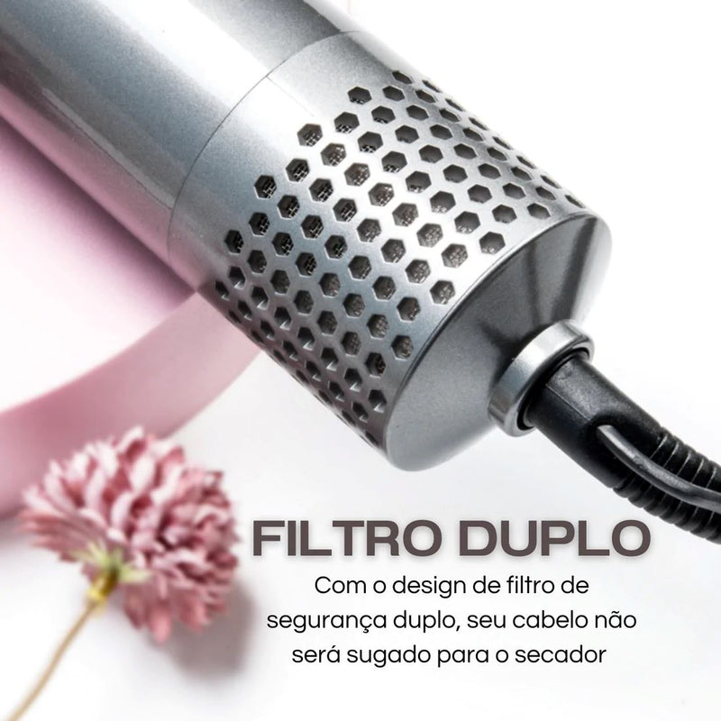 Secador e Modelador de Cabelo Magic AirWrap - Kit 5 em 1